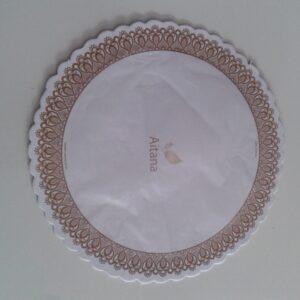BANDEJA CARTON C/ BORDE DORADO N? 30 XUNI