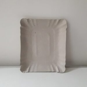 BANDEJA CARTON GRIS N?2 RECT X10
